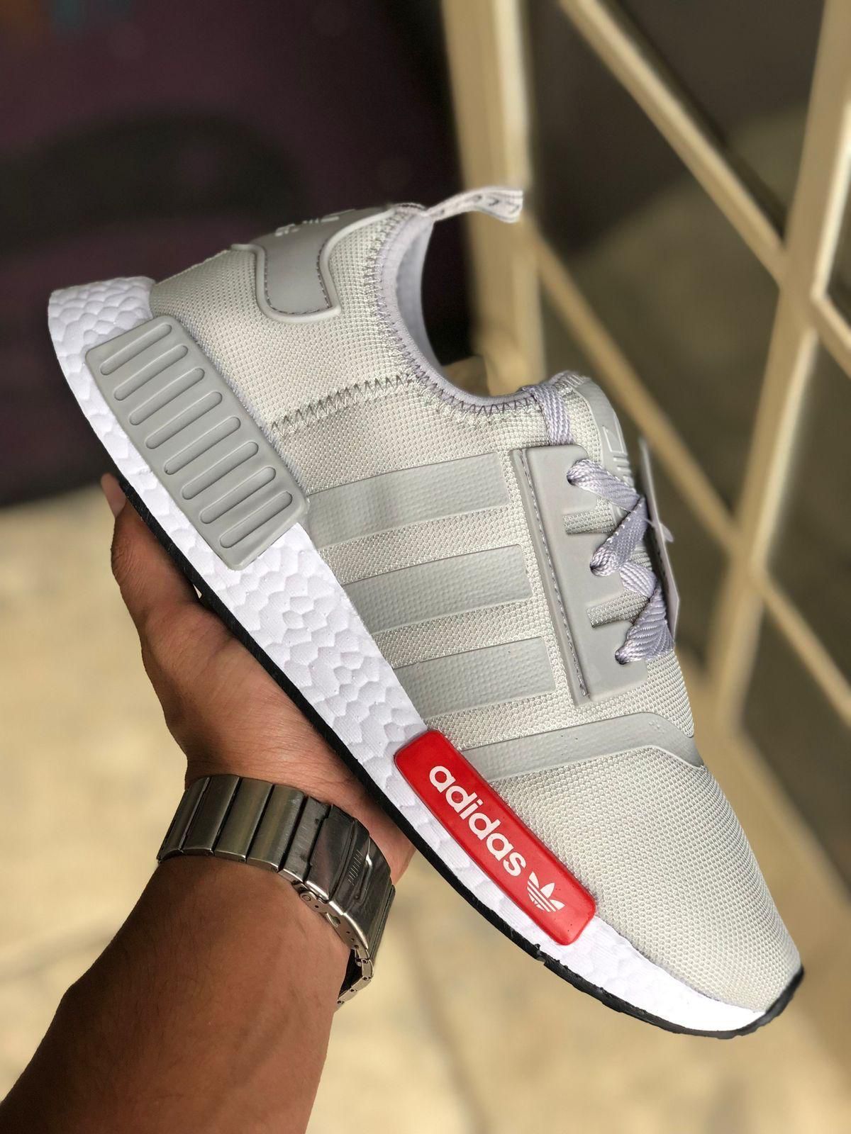 ADIDAS NMD CINZA/VERMELHO