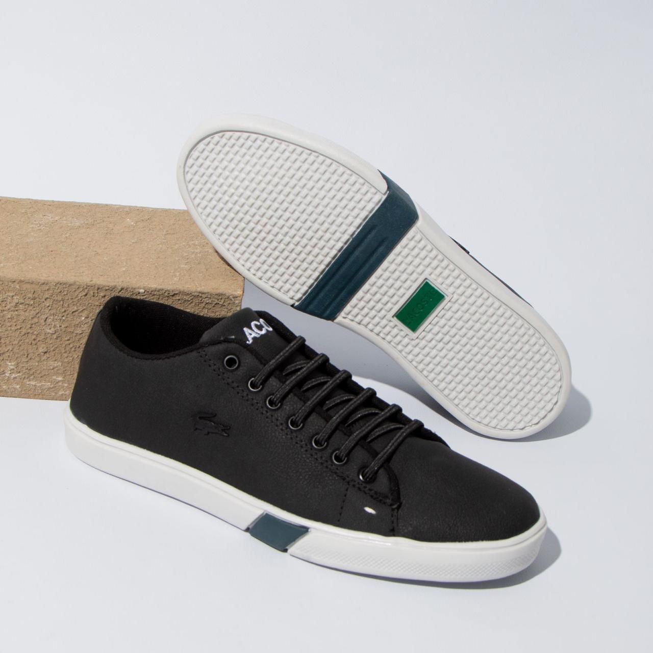 LACOSTE CASUAL PRETO