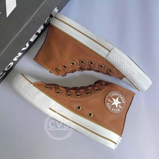 ALL STAR BOTA COURO CARAMELO