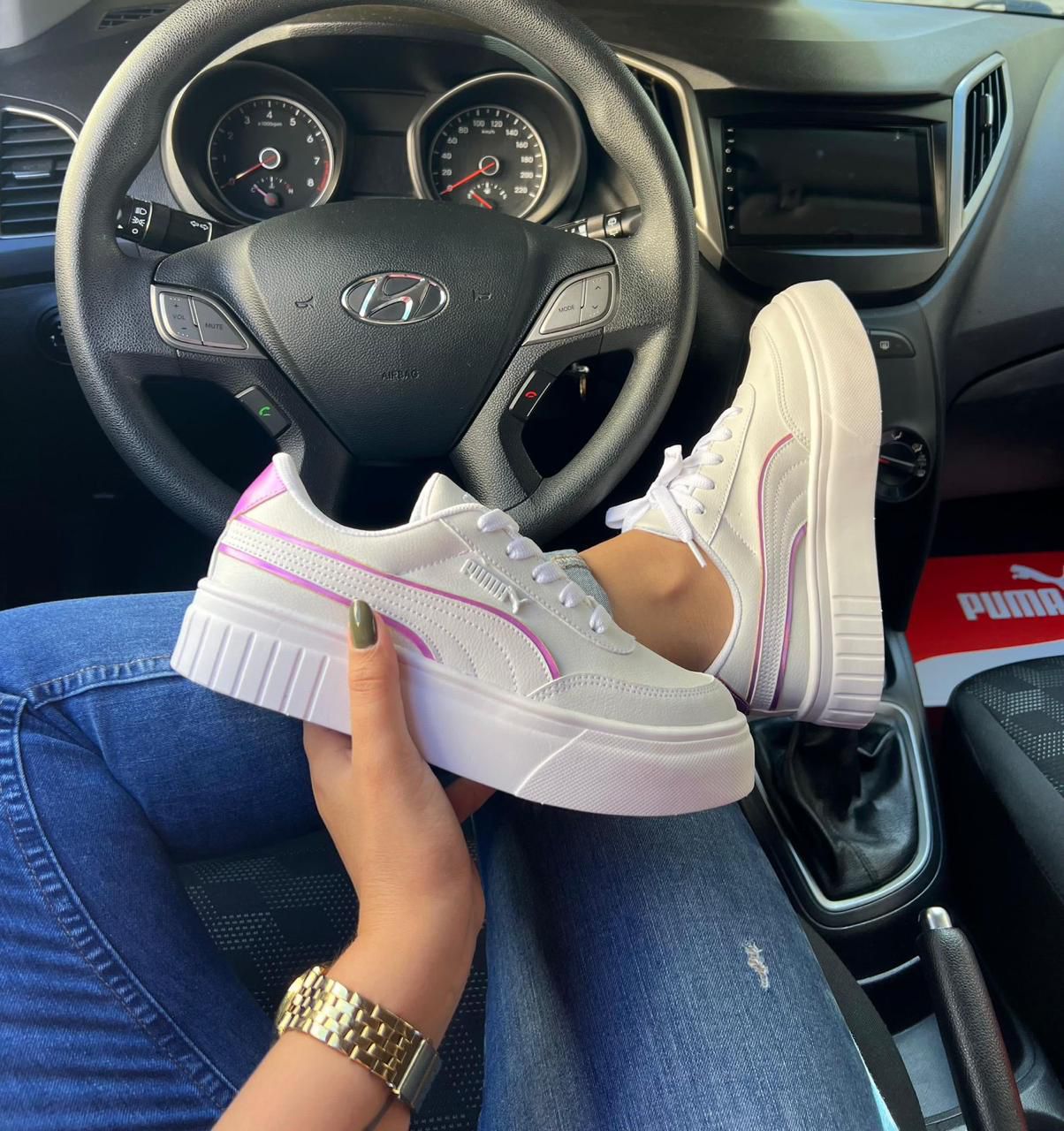 PUMA BRANCO/ROSA