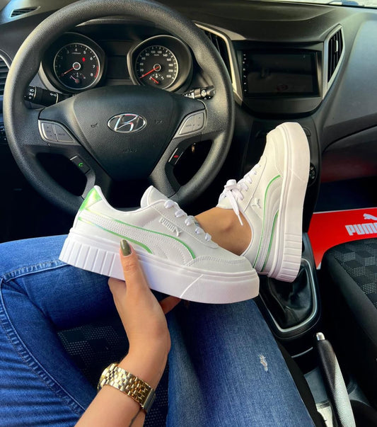 PUMA BRANCO/VERDE