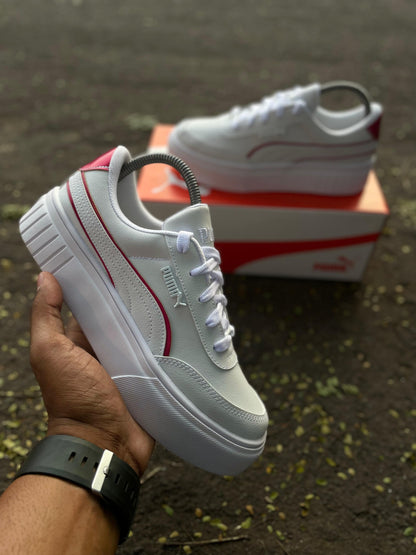 PUMA BRANCO/VERMELHO