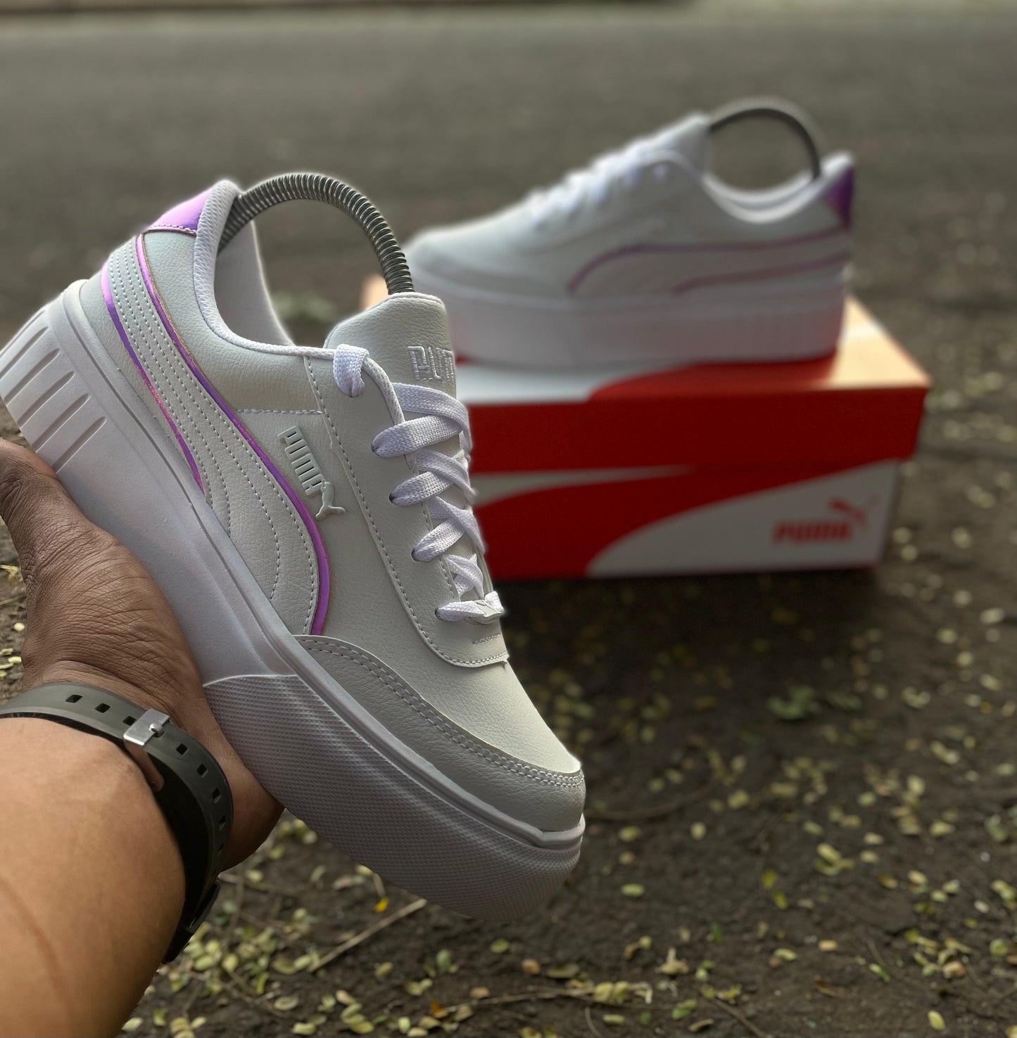 PUMA BRANCO/ROSA