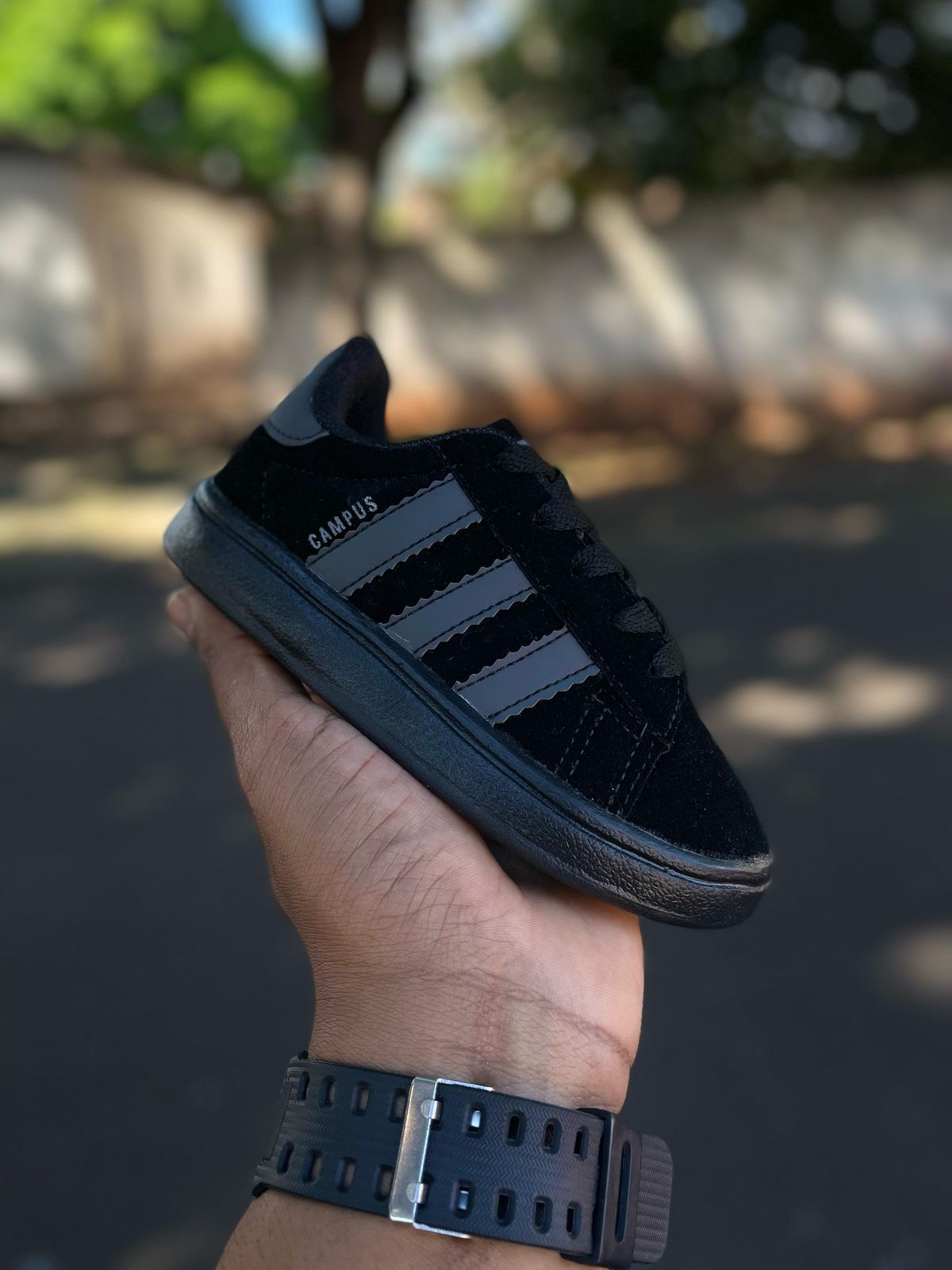 ADIDAS CAMPUS BABY PRETO/PRETO