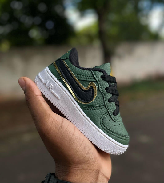 NIKE AIR FORCE BABY VERDE/PRETO