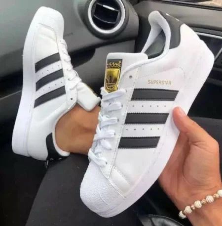 ADIDAS SUPER STAR BRANCO/PRETO