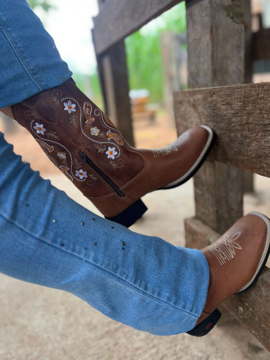 BOTA TEXANA MARROM