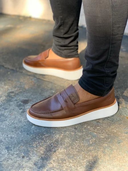 SLIP-ON HUGO BOSS MARRON
