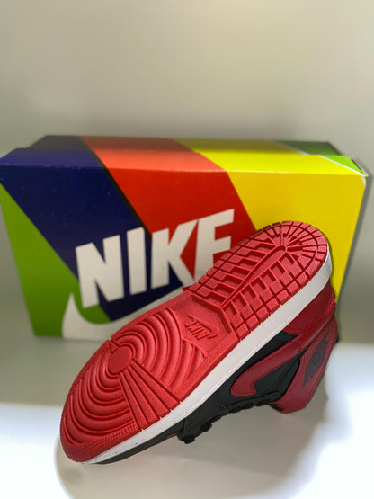 Nike Air Jordan Cano Alto PRETO/VERMELHO