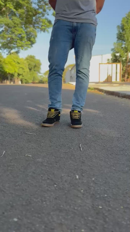 COTURNO CATERPILLAR PRETO